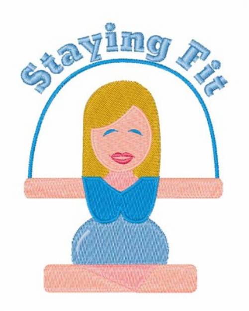 Picture of Staying Fit Machine Embroidery Design