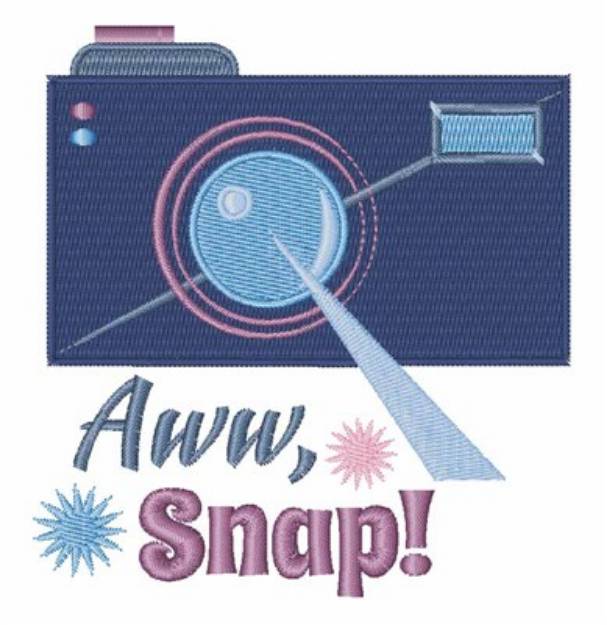 Picture of Aww Snap Machine Embroidery Design