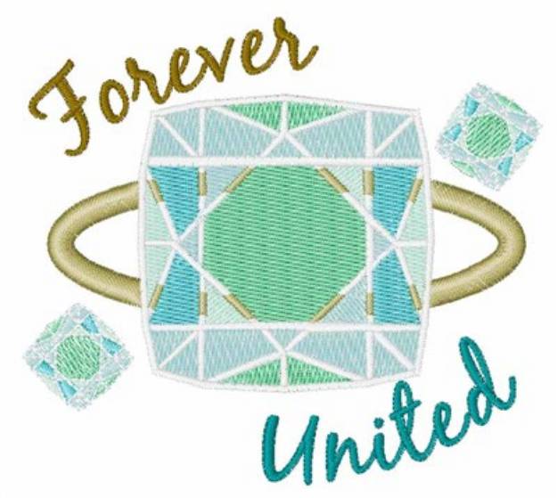 Picture of Forever United Machine Embroidery Design