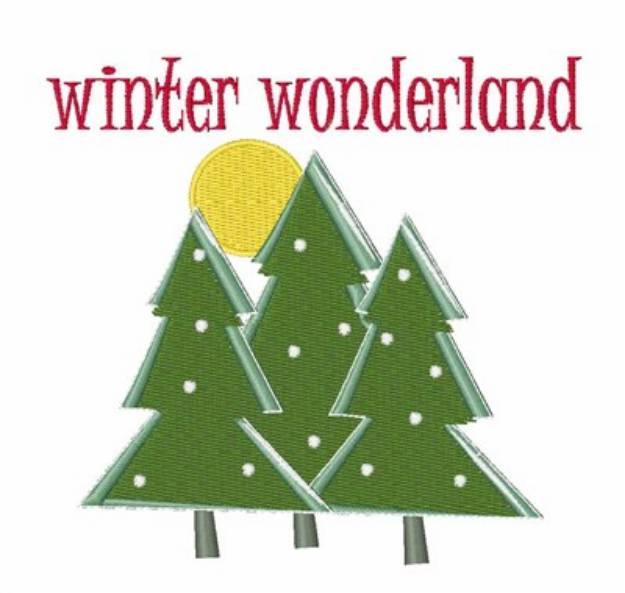 Picture of Winter Wonderland Machine Embroidery Design