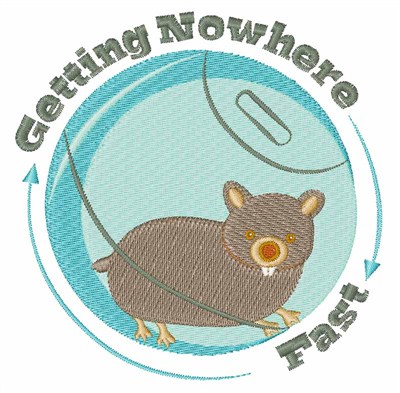 Getting Nowhere Machine Embroidery Design