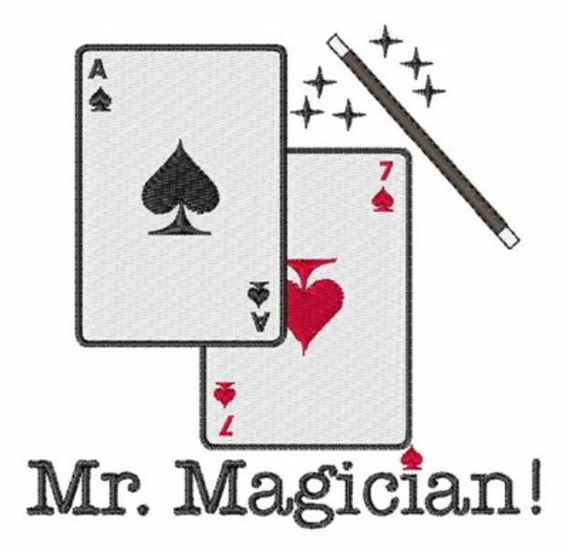 Picture of Mr Magician Machine Embroidery Design