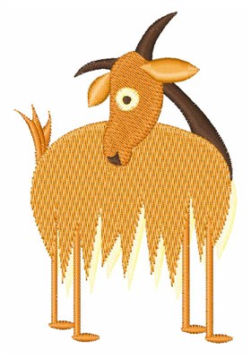 Gruff Goat Machine Embroidery Design