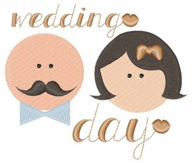 Picture of Wedding Day Machine Embroidery Design