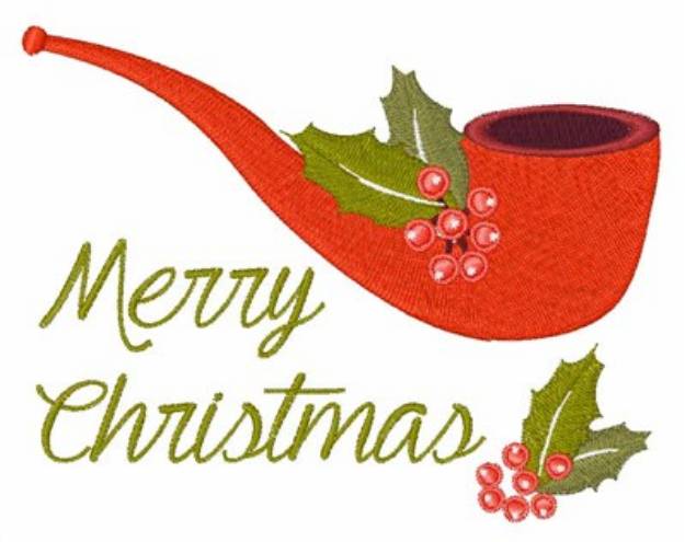 Picture of Merry Christmas Machine Embroidery Design