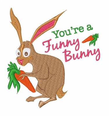 Funny Bunny Machine Embroidery Design