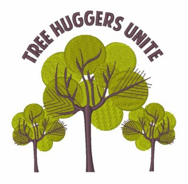 Tree Huggers Unite Machine Embroidery Design Embroidery Library at