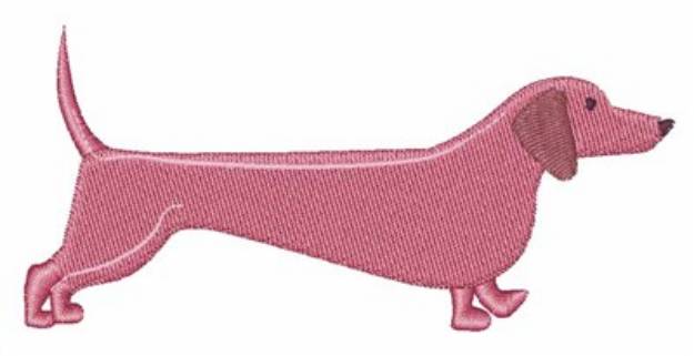 Picture of Weiner Dog Machine Embroidery Design