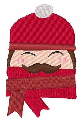 Winter Man Machine Embroidery Design