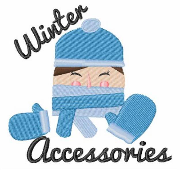 Picture of Winter Accessories Machine Embroidery Design