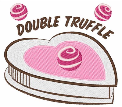 Double Truffle Machine Embroidery Design