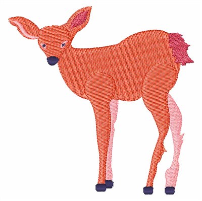 Bambi Fawn Machine Embroidery Design