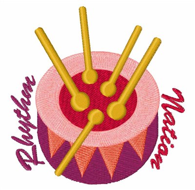 Rhythm Nation Machine Embroidery Design