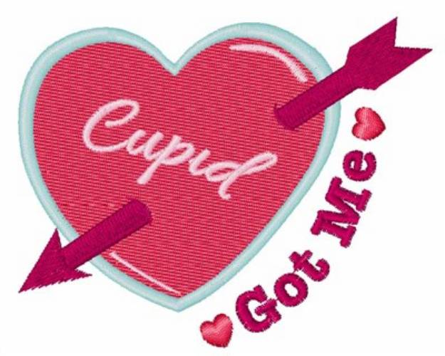 Picture of Cupid Heart Machine Embroidery Design