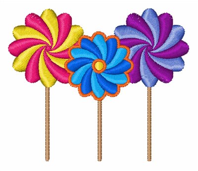 Candy Lollipop   Machine Embroidery Design