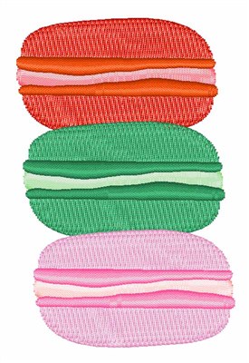 Macaroons Machine Embroidery Design