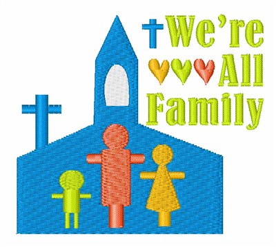 Were All Family Machine Embroidery Design