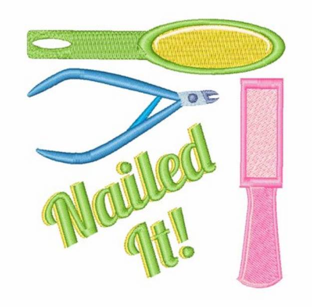 Picture of Nailed It Machine Embroidery Design