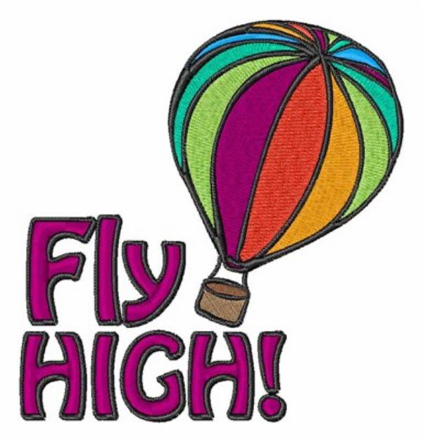 Picture of Fly High! Machine Embroidery Design