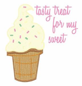 Picture of Tasty Icecream Treat Machine Embroidery Design