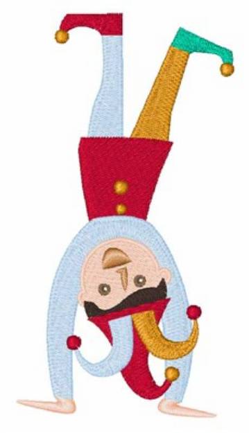 Picture of April Fool Clown Machine Embroidery Design