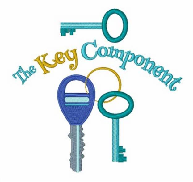 Picture of The Key Component Machine Embroidery Design