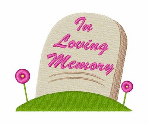 Picture of In  Loving Memory Machine Embroidery Design