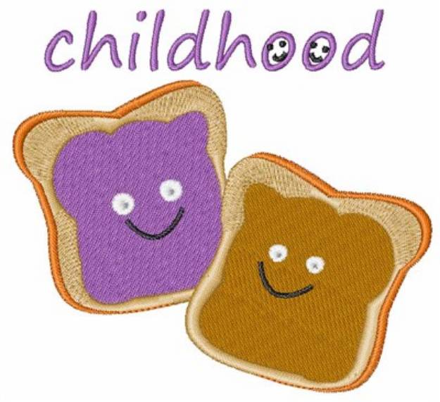 Picture of Childhood Sandwich Machine Embroidery Design