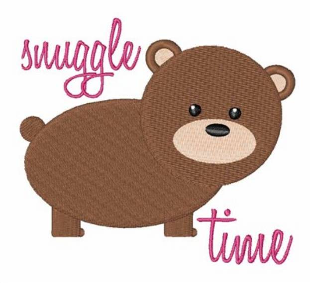 Picture of Snuggle Time Bear Machine Embroidery Design