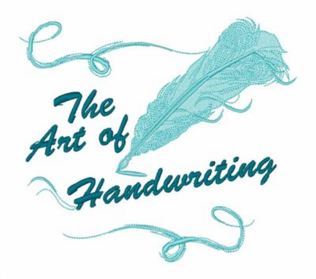 Picture of Art Of Handwriting Machine Embroidery Design