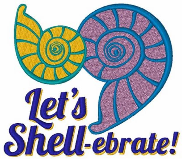 Picture of Lets Shell-ebrate! Machine Embroidery Design