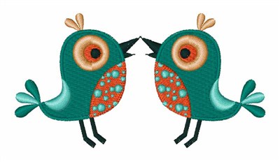 Happy Spring Birds! Machine Embroidery Design
