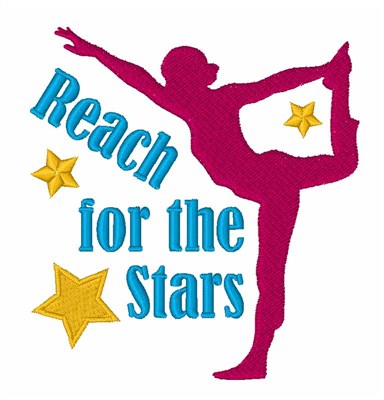 Reach For The Stars Machine Embroidery Design