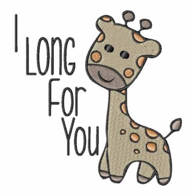 Picture of I Long For You Machine Embroidery Design