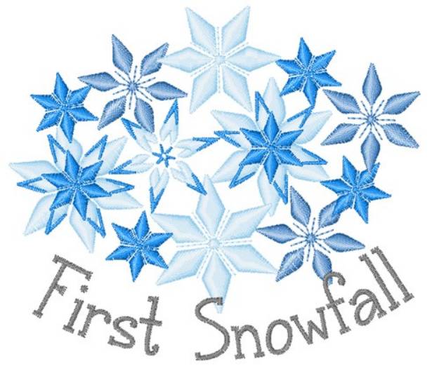 Picture of First Snowfall Machine Embroidery Design