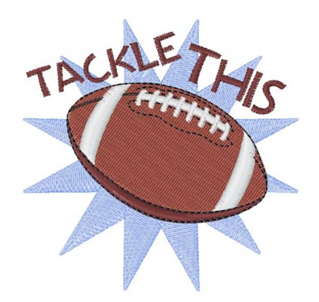 Picture of Tackle This Machine Embroidery Design