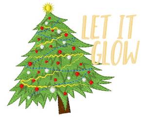 Picture of Let It Glow Machine Embroidery Design