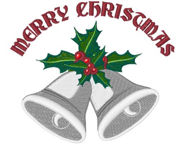 Picture of Merry Christmas Machine Embroidery Design