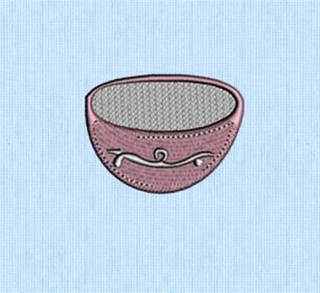 Picture of Large Bowl Machine Embroidery Design