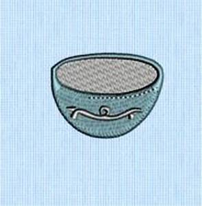 Picture of Small Bowl Machine Embroidery Design