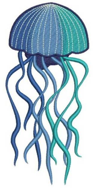 Picture of Jellyfish Machine Embroidery Design