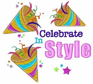 Picture of Celebrate Style Machine Embroidery Design