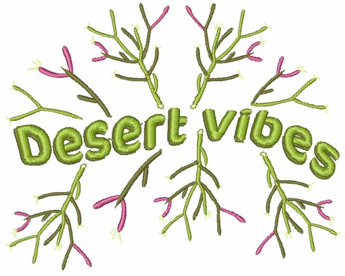 Desert Vibes Machine Embroidery Design