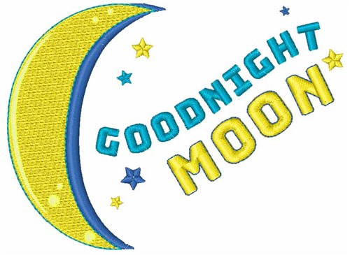 Goodnight Moon Machine Embroidery Design
