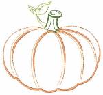 Picture of Pumpkin Machine Embroidery Design