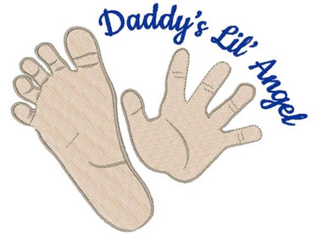 Picture of Baby_Prints_Daddy s_Lil_Angel Machine Embroidery Design