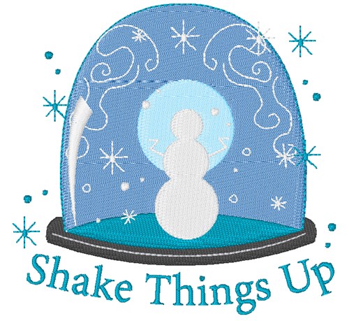 Shake Things Up Machine Embroidery Design