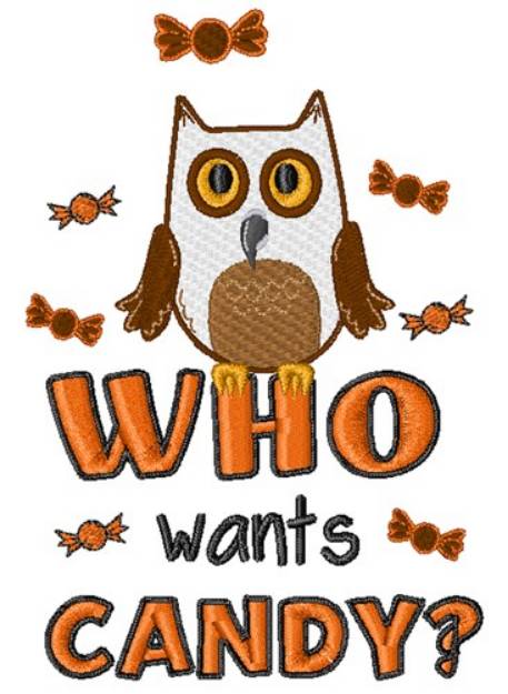 Picture of Who Wants Candy? Machine Embroidery Design