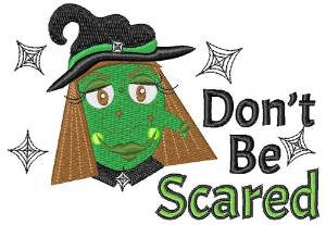 Picture of Dont Be Scared Machine Embroidery Design