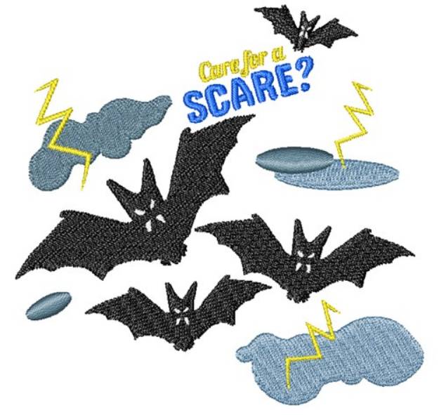 Picture of Care For A Scare? Machine Embroidery Design